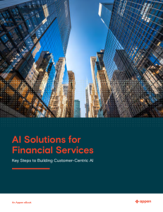 AI Solutions for Financial Services: Customer-Centric AI Guide