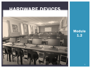 Hardware Devices Module 1.2