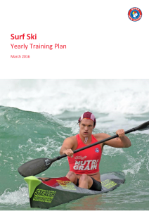Surf Ski Yearly Training Plan 2016
