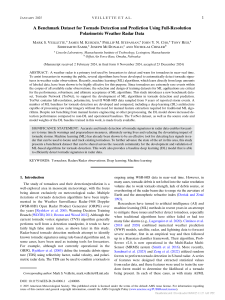 TorNet: Benchmark Dataset for Tornado Detection Using Radar Data