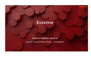 Ecoverse: Venture Viability Analysis for E-Waste Management