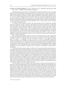 Review of Lectures on Urban Economics by Jan K. Brueckner