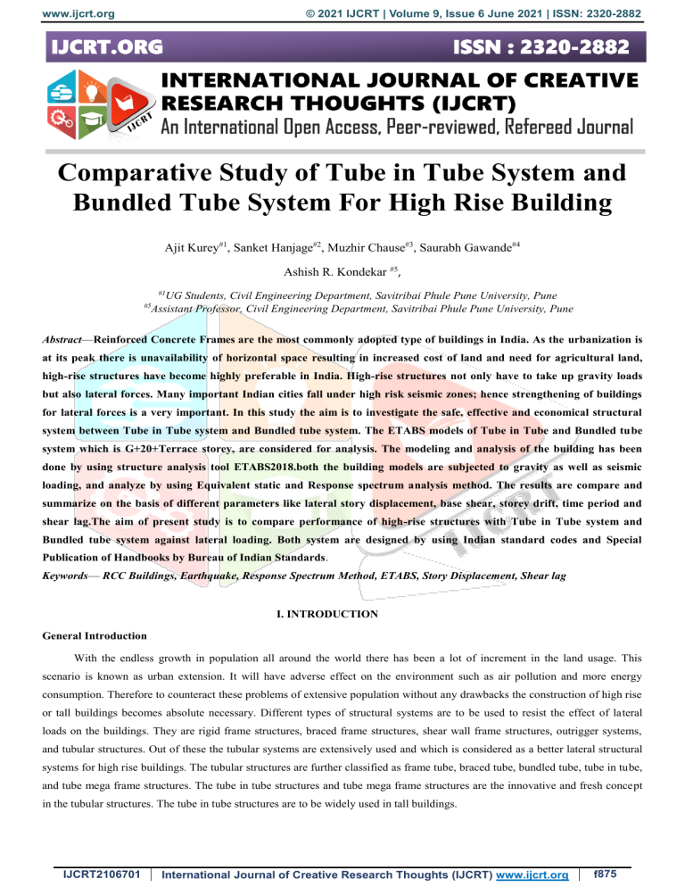 Comparative Study: Tube in Tube vs. Bundled Tube Systems for High-Rise ...
