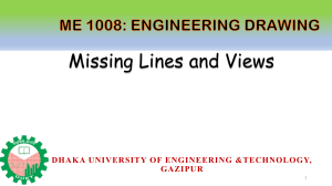 Missing Lines and Views in Engineering Drawing
