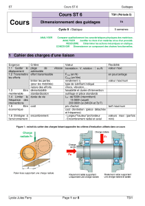 Cours ST 6 : Dimensionnement des guidages