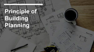 Principles of Building Planning: Architectural Design Basics