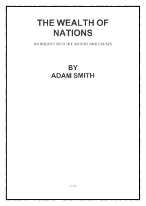 The Wealth of Nations by Adam Smith 1776