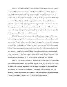 About Schmidt: Aging and Psychological Theories