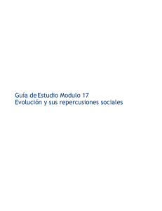 Gu&iacute;a de Estudio: Evoluci&oacute;n y Repercusiones Sociales