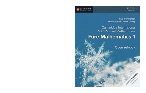  OceanofPDF.com Cambridge international AS and A level Mathematics - Sue Pemberton