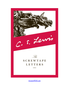 The Screwtape Letters by C.S. Lewis