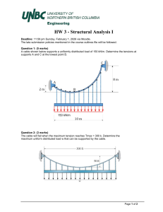 Structural Analysis I Homework 3