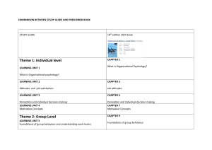 Study Guide vs Prescribed Book Comparison