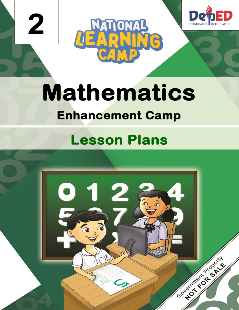 Grade 2 Mathematics Lesson Plans - Enhancement Camp