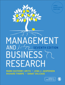 Management and Business Research 7th Ed Textbook
