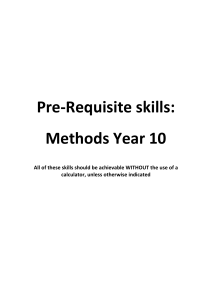 Mathematics Workbook: Algebra & Fractions