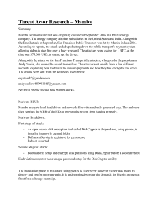 Threat Actor Research - Mamba Ransomware Analysis