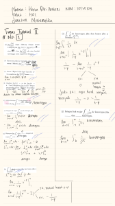 Math Tutorial II: Improper Integrals Assignment