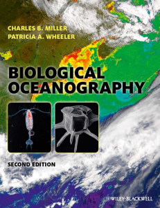 Biological Oceanography Textbook by Miller & Wheeler