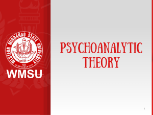 Psychoanalytic Theory: Freud & Jung's Theories