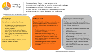 Academic Reading Guide UTS College