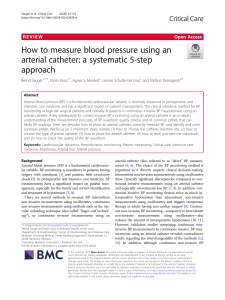 How to measure blood pressure with arterial catheter: 5-step guide