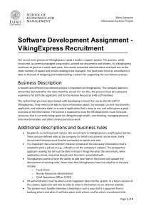 VikingExpress Recruitment: Software Development Assignment