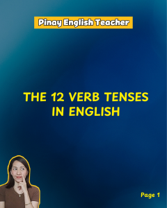 The 12 Verb Tenses in English - Study Guide