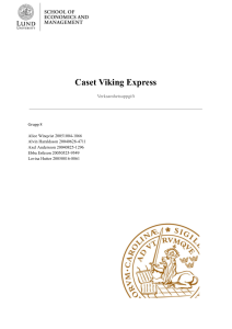 Fallstudie Viking Express: Logistik & ERP-implementering