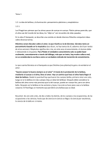 Belleza plat&oacute;nica y neoplat&oacute;nica