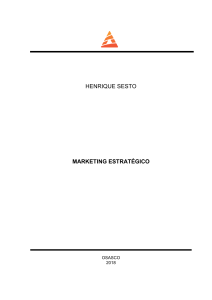 Marketing Estrat&eacute;gico: An&aacute;lise de Ferramentas e Vantagem Competitiva