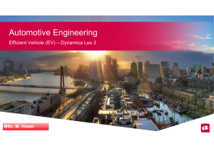 Automotive Engineering EV Dynamica Les 3