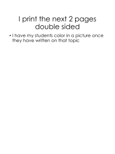 Personal Narrative Writing Workbook for Elementary Students