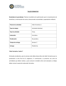 Taller Formativo 2: Optimizaci&oacute;n de Beneficios y Costos en Econom&iacute;a