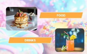 Vocabul&aacute;rio de Comida e Bebidas