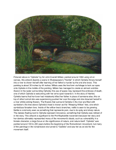 Analysis of Millais' Ophelia Painting