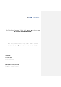Die Zukunft des Vertriebs: Sprachkenntnisse im KI-Zeitalter | Master-Thesis