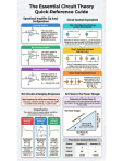 Circuit Theory Quick-Reference Guide