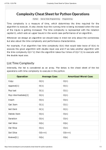 Hashmap Python Operations Time Complexity Kendriya Vidyalaya Class 11 Computer Science Half Yearly Exam 2024-25