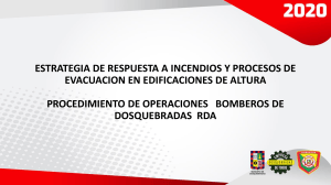 Estrategia de respuesta a incendios en edificios de altura - Bomberos Dosquebradas