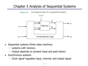 Chapter 5: Analysis of Sequential Systems