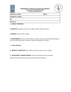 Formulario de Cirug&iacute;a Bucal - Universidad Juarez Durango