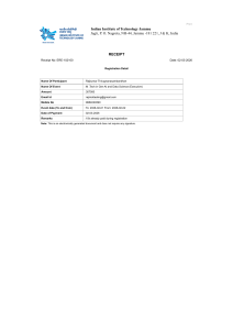IIT Jammu M.Tech AI & Data Science Receipt
