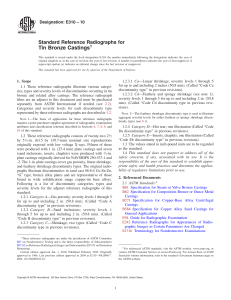 ASTM E310-10: Reference Radiographs for Tin Bronze Castings