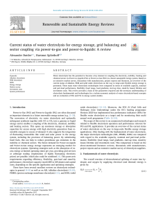 Water Electrolysis Review: Energy Storage & Power-to-Gas