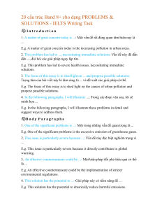 20 Band 8+ Structures for IELTS Problems & Solutions