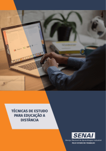 T&eacute;cnicas de Estudo para Educa&ccedil;&atilde;o a Dist&acirc;ncia | SENAI