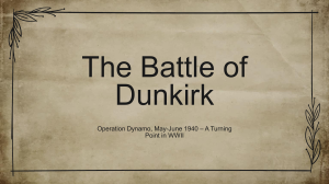 The Battle of Dunkirk: Operation Dynamo 1940
