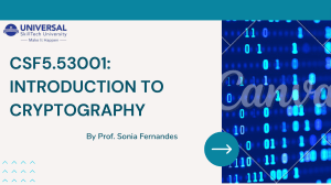 Introduction to Cryptography Textbook