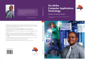 Grade 12 Computer Applications Technology Study Guide